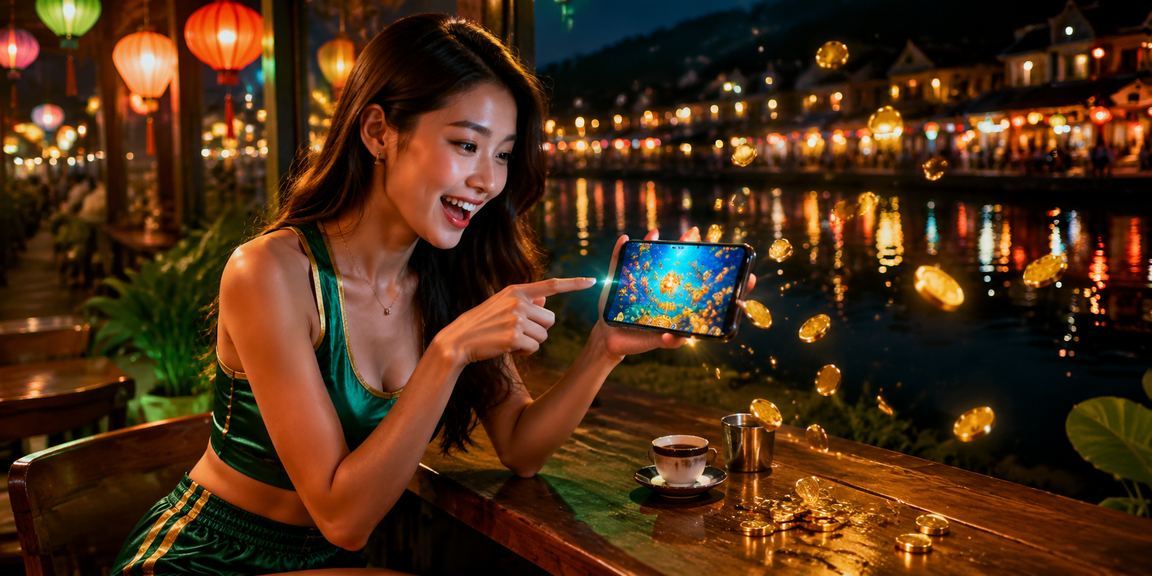 Người dùng tại Huế kiểm tra ưu đãi casino trên điện thoại bên ly cà phê